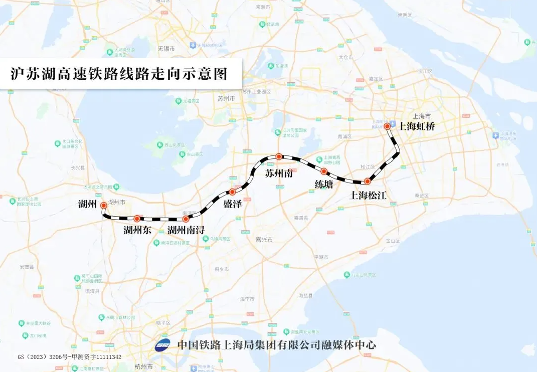 沪苏湖高铁今日开通运营，长三角铁路营业里程突破 1.5 万公里-奥多也互动社区