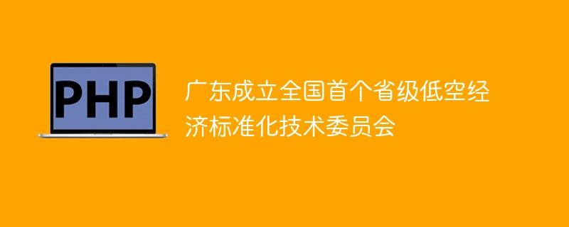广东成立全国首个省级低空经济标准化技术委员会-奥多也互动社区