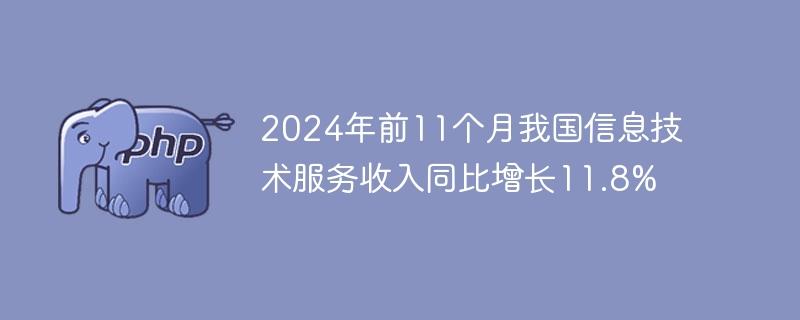 2024年前11个月我国信息技术服务收入同比增长11.8%-奥多也互动社区