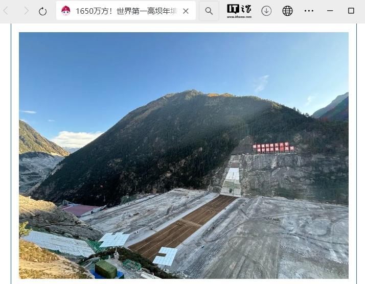 世界第一高坝“双江口水电站大坝”年填筑量达 1650 万方，创历史新高-奥多也互动社区